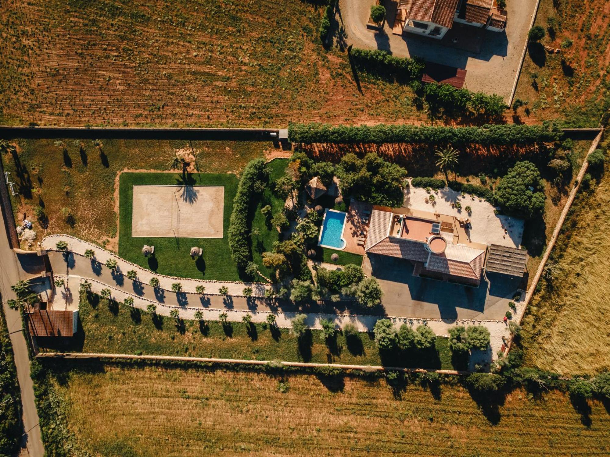 Traumhafte Finca Am Es Trenc Сес Коветес Экстерьер фото