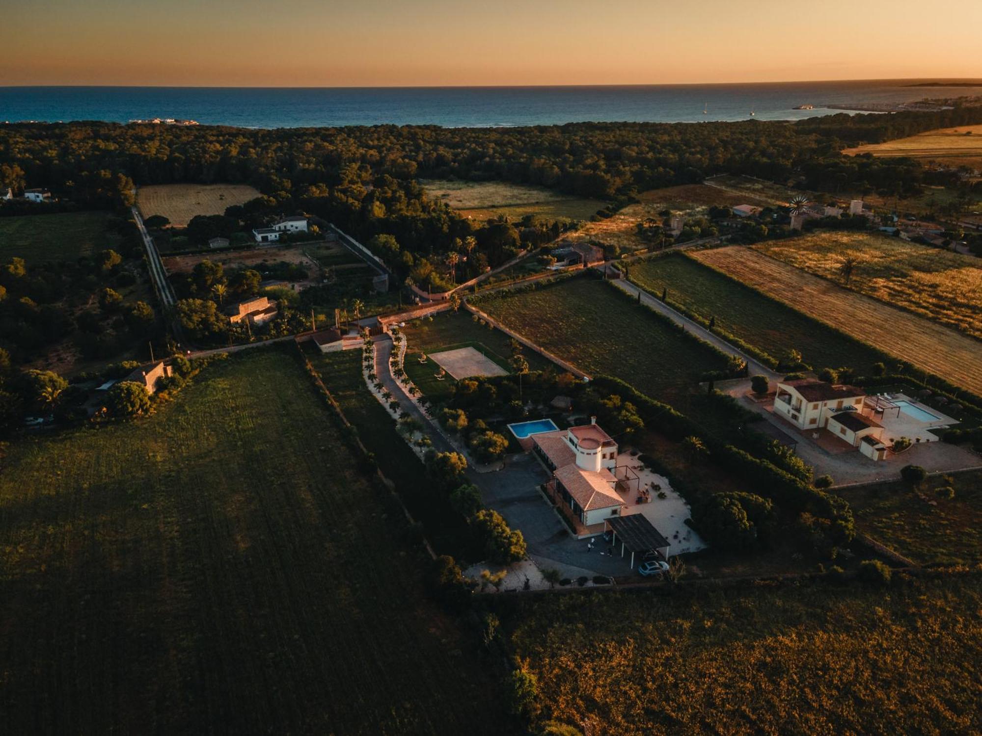 Traumhafte Finca Am Es Trenc Сес Коветес Экстерьер фото
